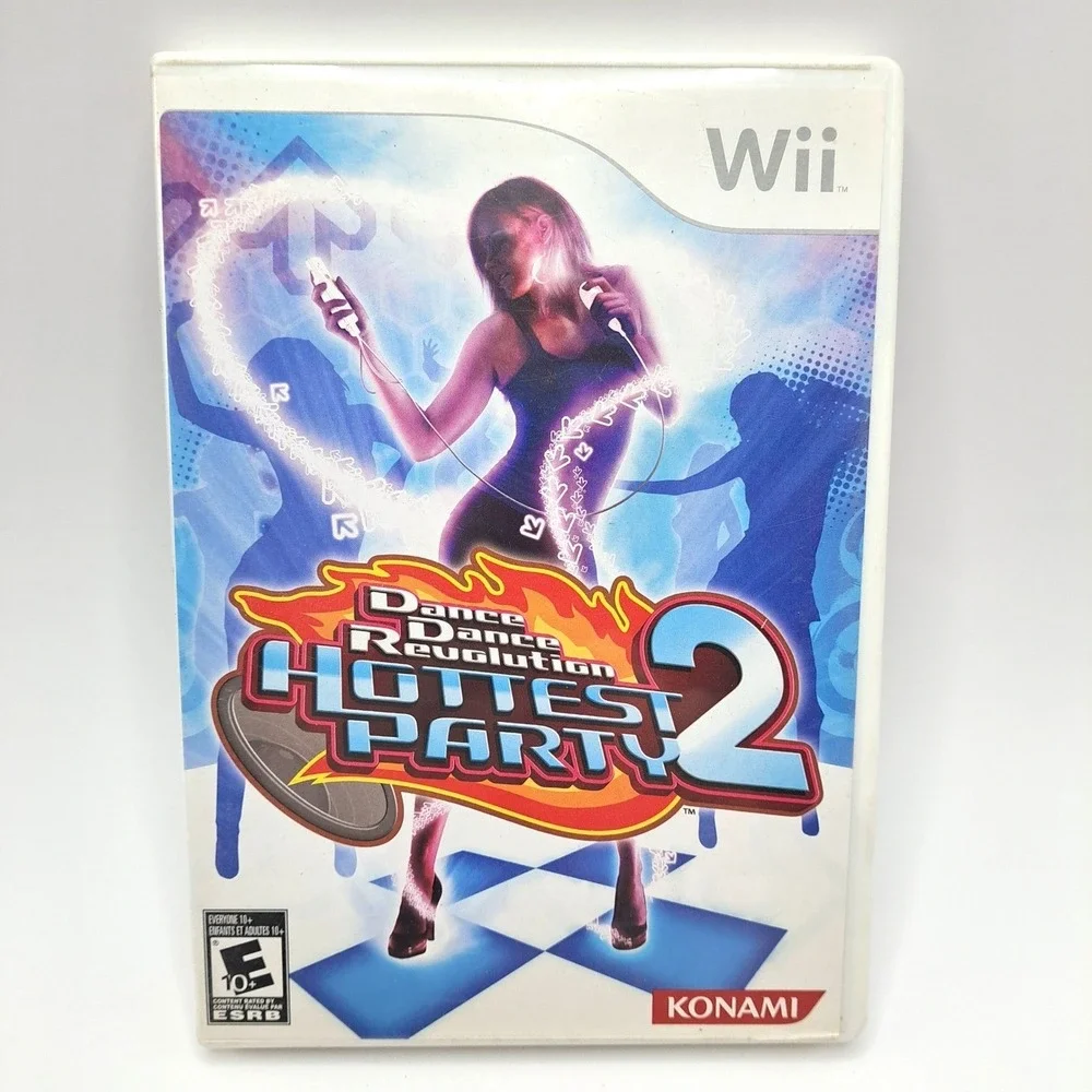 Dance Dance Revolution Hottest‎ Party 2 Nintendo Wii Rhythm Dance Game Complete